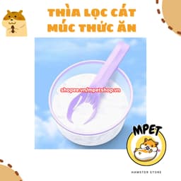 Thìa Lọc Cát, Muỗng Múc Thức Ăn Cho Hamster – Giữ Chuồng Luôn Sạch Sẽ 4