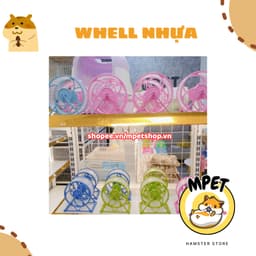 Wheel nhựa tập thể dục cho Hamster 1