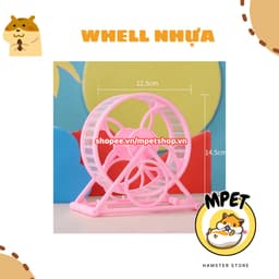 Wheel nhựa tập thể dục cho Hamster 3