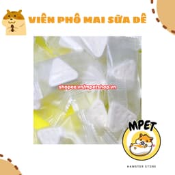 Viên phô mai sữa dê siêu béo -  Mài răng, vỗ béo, mượt lông cho hamster và thú nhỏ 3