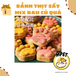 Bánh Thịt Sấy Mix Rau Củ Quả Cho thú cưng – Mài Răng, Giàu Đạm, Thơm Ngon, Bổ Sung Chất Xơ 3