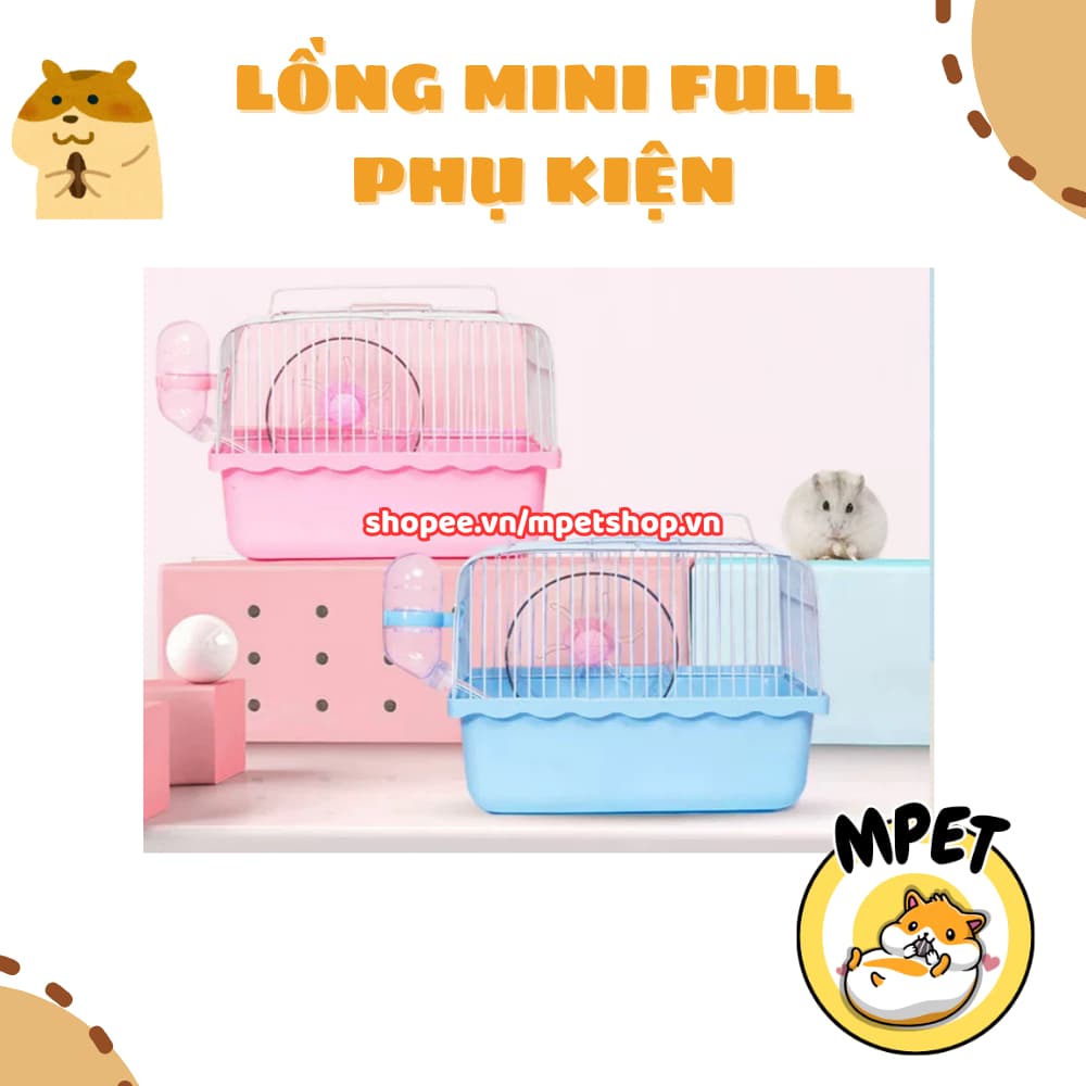 Lồng Mini Cho Hamster – Full Phụ Kiện