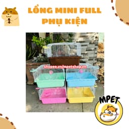 Lồng Mini Cho Hamster – Full Phụ Kiện 4