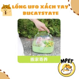 Lồng UFO Xách Tay BUCATSTATE – Lồng Vận Chuyển Hamster 1