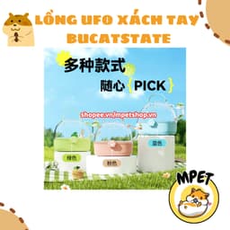 Lồng UFO Xách Tay BUCATSTATE – Lồng Vận Chuyển Hamster 3