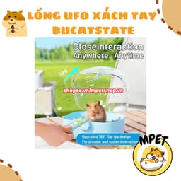 Lồng UFO Xách Tay BUCATSTATE – Lồng Vận Chuyển Hamster 5