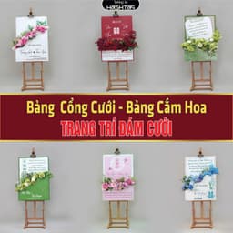 [Bảng Cổng Cưới Cắm Hoa] Bảng Cổng Cưới Cắm Hoa, Bảng Lễ Dạm Ngõ, Lễ Ăn Hỏi, Lễ Vu Quy... Trang Trí Đám Cưới 1