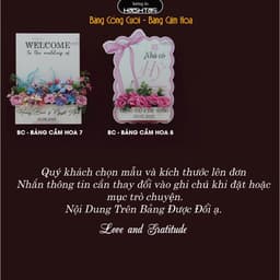 [Bảng Cổng Cưới Cắm Hoa] Bảng Cổng Cưới Cắm Hoa, Bảng Lễ Dạm Ngõ, Lễ Ăn Hỏi, Lễ Vu Quy... Trang Trí Đám Cưới 3