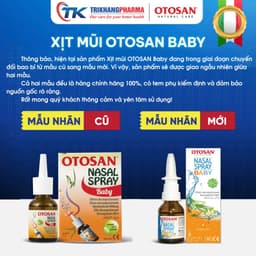 Xịt Mũi Otosan Nasal Spray Baby Cho Bé Từ 1 Tuổi Lọ 20ml Giúp Thông Mũi Giảm Tắc Nghẹt 9
