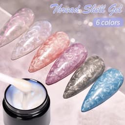 Gel ánh trai, gel ngọc trai Huaxi trang trí móng siêu hũ 8g - gel vẽ huxi cầu vồng làm Nail 3