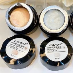 Gel ánh trai, gel ngọc trai Huaxi trang trí móng siêu hũ 8g - gel vẽ huxi cầu vồng làm Nail 2