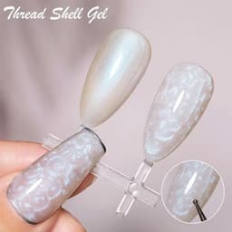 Gel ánh trai, gel ngọc trai Huaxi trang trí móng siêu hũ 8g - gel vẽ huxi cầu vồng làm Nail 5
