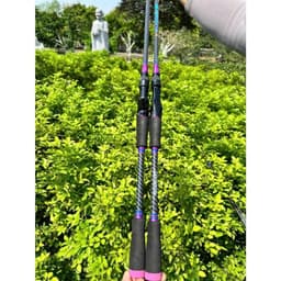 ComBo Cần câu lure máy ngang và máy đứng CROCODILE độ cứng ML , Tặng Kèm Phụ Kiện 6