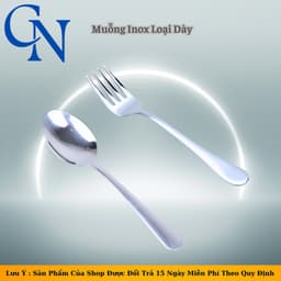 Bộ Muỗng Dao Nĩa INOX loại dày cao cấp, không han rỉ. Dao Nĩa bít tết 2