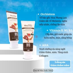 Sữa Rửa Mặt Miss White Hỗ Trợ Trắng Da, Giảm Thâm Nám, Sạch Nhờn, Se Khít Lỗ Chân Lông 100g 3