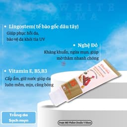 Sữa Rửa Mặt Miss White Giúp Trắng Sáng Da, Sạch Mụn, Mờ Thâm, Giảm Nhờn, Se Khít Lỗ Chân Lông 100g 3