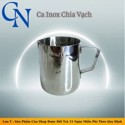 Ca đánh sữa inox (có vạch chia) 350ml - 550ml - 900ml-1.5L- 2L 2