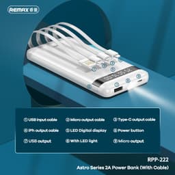 Pin Dự Phòng Remax RPP-222 10.000mah và Pin Dự Phòng Sạc SENDEM P700 10.000mah 6