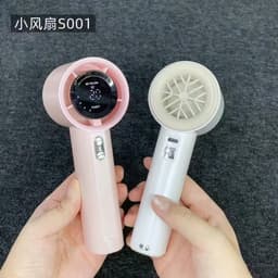 [HÀNG CAO CẤP] Quạt Cầm Tay Tích Điện TURBO S001 Màn Led Dã Ngoại - 100 CẤP ĐỘ GIÓ | PIN 4000MAH 3