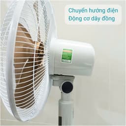 Quạt Đứng Có Điều Khiển Lifan Đ16RCO XÁM ( 50W), có remote, sải cánh 40cm 3