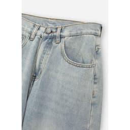 Quần Jeans Nữ BOO Dáng Wide-leg Thêu Logo Essential Chất Liệu Cao Cấp 5