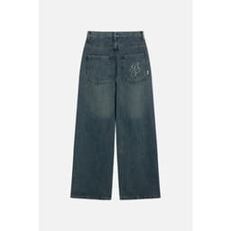 Quần Jeans Nữ BOO Dáng Wide-leg Thêu Logo Essential Chất Liệu Cao Cấp 7