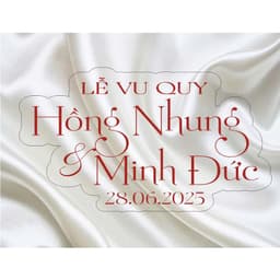BẢNG CHỮ MICA TÊN CÔ DÂU CHÚ RỄ/ DECOR TIỆC CƯỚI 6