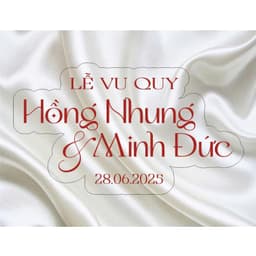 BẢNG CHỮ MICA TÊN CÔ DÂU CHÚ RỄ/ DECOR TIỆC CƯỚI 5