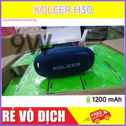 KOLEER H30 Loa Bluetooth 9W Giá Rẻ Chất Âm Hay Diy - 4