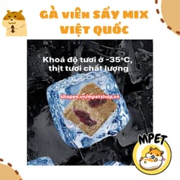 [50GR] Gà Viên Sấy Mix Việt Quất – Bổ Sung Protein, Vỗ Béo & Chống Oxy Hóa 3