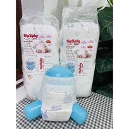 combo 100 bỉm HipBaby Care  đủ Size cho bé 4