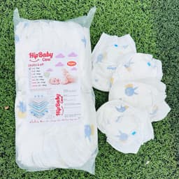 combo 100 bỉm HipBaby Care  đủ Size cho bé 6