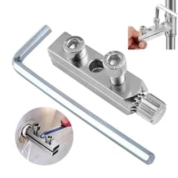 Bộ Dụng Cụ Tháo Ren Ống Nước Gãy Phi 21mm-27mm, Có Thể Điều Chỉnh Đầu Vặn Tháo Ren Ống Nước Nhiều Kích Thước Thông Dụng 1