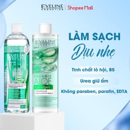 Nước Tẩy Trang Chiết Xuất Lô Hội Cấp Ẩm & Làm Dịu Da Eveline Aloe+Collagen/Facemed+Aloe 500ml 2