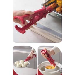 Kẹp giữ bát chống nóng đa năng, Kẹp chống bỏng tay 2in1 chống trơn trượt an toàn [PL90.2] 9