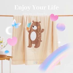 Chăn trẻ em Tencel được làm từ sợi celluloce tự nhiên mềm mại thoáng khí an toàn cho bé tuyệt đối nhà miubedding 2