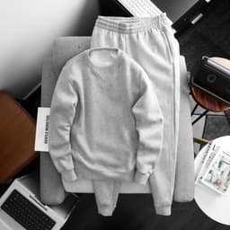 Bộ Nỉ Cotton Thu Đông Form Unisex , Set Đồ Bộ Nam Nữ, Bigsize ( 50kg - 115kg ) - 3bros 4