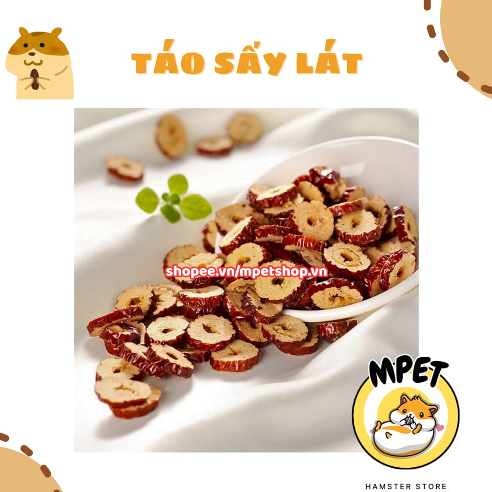 [50g] Táo sấy lát – Giải nhiệt, giảm stress, giàu chất xơ, tốt cho tiêu hóa