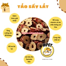 [50g] Táo sấy lát – Giải nhiệt, giảm stress, giàu chất xơ, tốt cho tiêu hóa 2