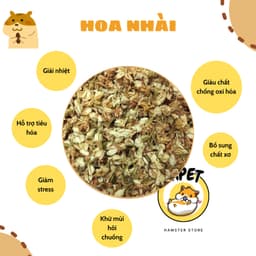 [50GR] Hoa nhài khô – Giải nhiệt, giảm stress, hỗ trợ tiêu hóa, khử mùi hôi chuồng 2
