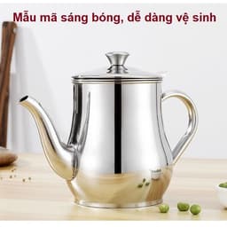 Bình Lọc Dầu Dụng Cụ Nấu Ăn Bảo Quản Dầu Mỡ Lọc Hộp Đựng Nhà Hàng Lọc Dầu Thép Không Gỉ GIA DỤNG VĨNH NGÂN 1