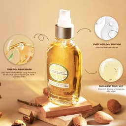 Dầu dưỡng thể hạnh nhân L'Occitane (Loccitane) Oil Body Almonf Supple Skin Oil 100ml 5