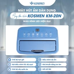 Máy Hút Ẩm Kosmen KM-20N, Thích Hợp Không Gian 40-80m2, Hút Ẩm Công Suất 20Lit, Hàng Chính Hãng 4