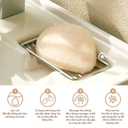 Bông tắm hữu cơ Murmur Konjac, Dotori Hàn Quốc siêu mềm cho bé tạo bọt siêu mềm 2