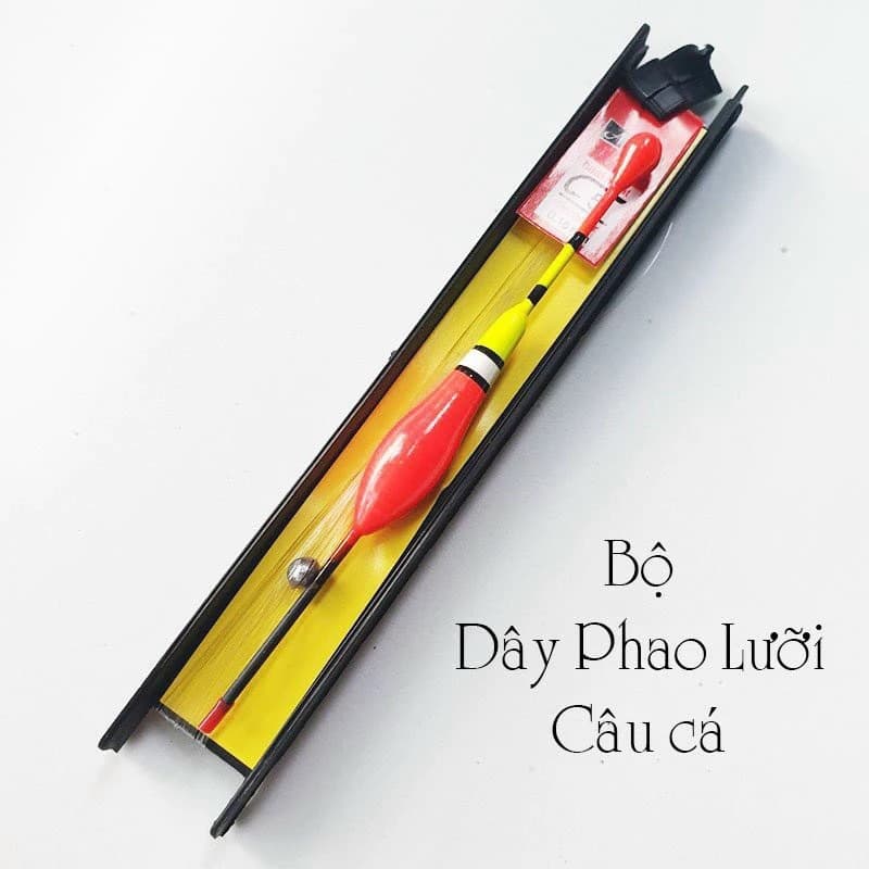 Bộ dây cước + phao câu + chì nhỏ và móc câu tiện lợi