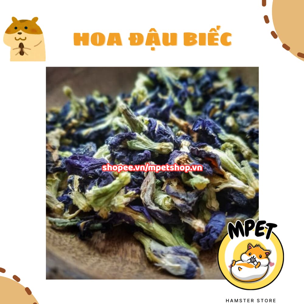 [50GR] Hoa đậu biếc – Giải nhiệt, giảm stress, hỗ trợ tiêu hóa, khử mùi hôi chuồng