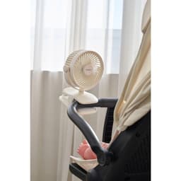 Quạt kẹp xe đẩy mini tích điện Dono&Dono - MUTEON phiên bản nâng cấp, kẹp chắc trên nhiều bề mặt 4