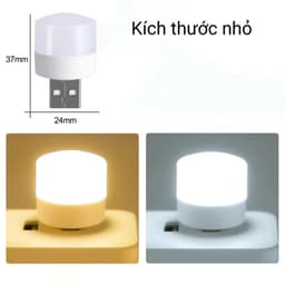 đèn led usb mini siêu sáng đọc sách giá rẻ nhỏ gọn cho laptop, sạc dự phòng, máy tính, ô tô, xe hơi 5