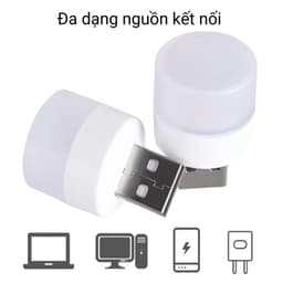 đèn led usb mini siêu sáng đọc sách giá rẻ nhỏ gọn cho laptop, sạc dự phòng, máy tính, ô tô, xe hơi 6