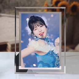 Khung Ảnh Kính JANG WONYOUNG IVE Nhiều Mẫu Idol Kpop Kèm Ảnh Trang Trí Để Bàn Quà Tặng Fan 3